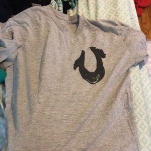 Gray true religion shirt